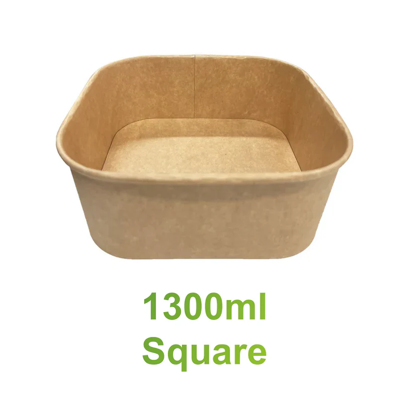 1300ML SQUARE CRAFT BOWL 300PCS/CS