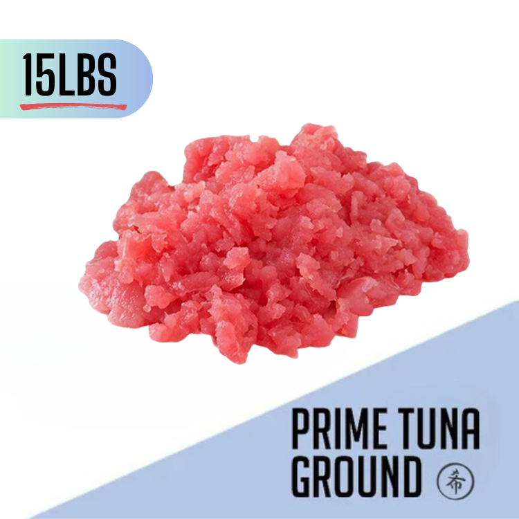 TUNA GROUND MEAT 15LB/CS