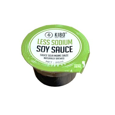 KIBO SOY SAUCE LOW SODIUM (20ML CUP)160PCS/CS