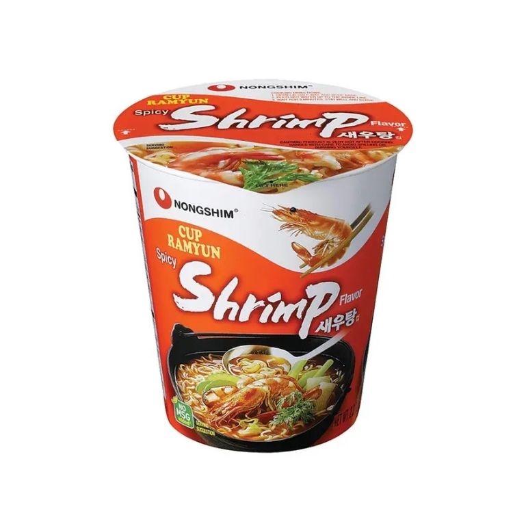 SPICY SHRIMP CUP NOODLES 67g 6/CS