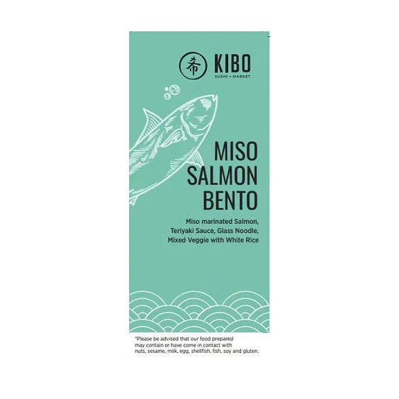 STICKER - MISO SALMON BENTO 500PCS/EA