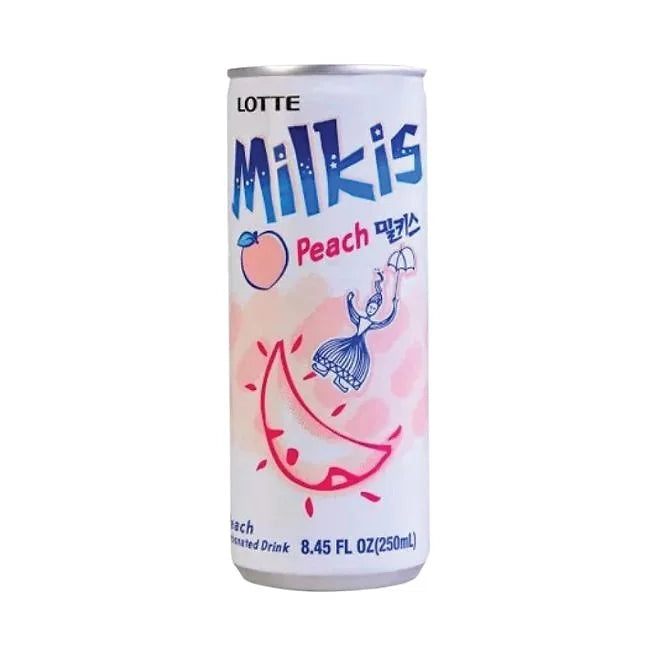 LOTTE MILKIS PEACH FLAVORED 250ML/30/CS