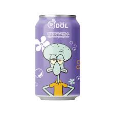 QDOL SPONGEBOB DRINK - GRAPE (Squilliam Fancyson) 330ML 24/CS