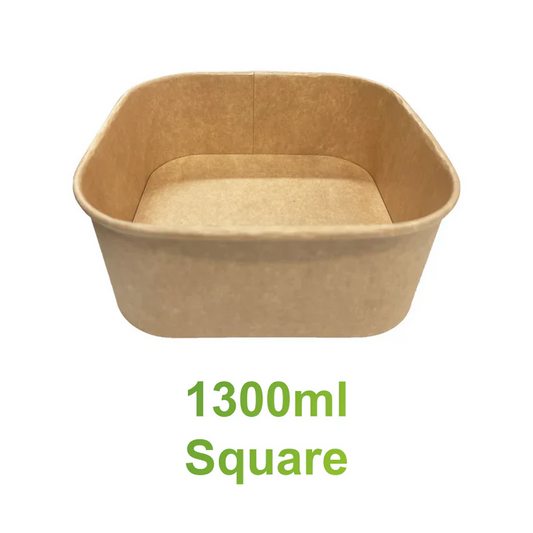 1300ML SQUARE CRAFT BOWL 300PCS/CS