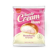 SAMLIP STRAWBERRY CREAM BUN 18/CS