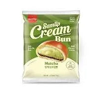 SAMLIP MACHA CREAM BUN 18PCS/CS