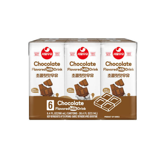 SEOULMILK CHOCHOLATE FLAVORED MILK 190ML 24/CS