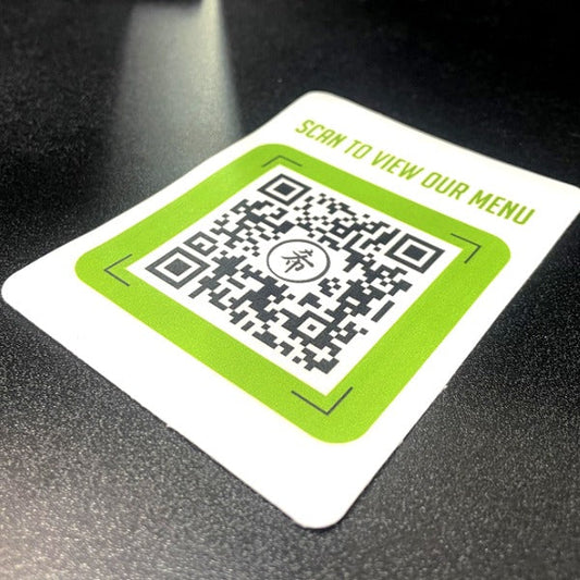QR MENU ON THE TABLE 5PCS/EA