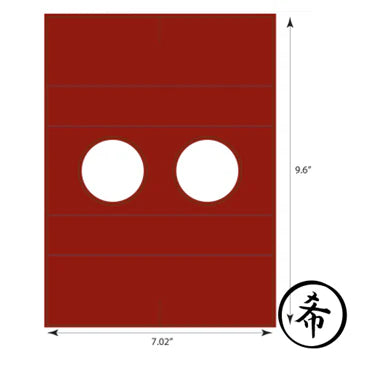2-HOLES SAUCE INSERT FOR SMALL PLATTER 100PCS/EA