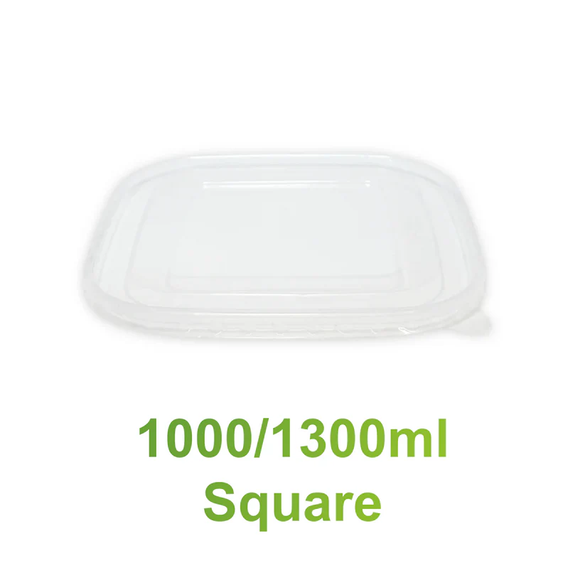 PP LID -1300ML SQUARE CRAFT BOWL 300PCS/CS