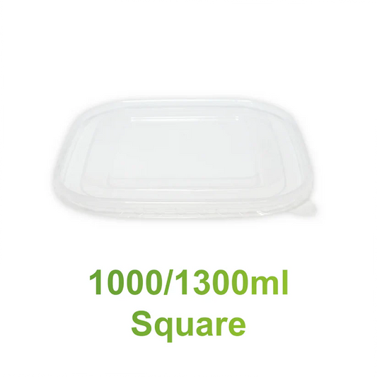 PP LID -1300ML SQUARE CRAFT BOWL 300PCS/CS