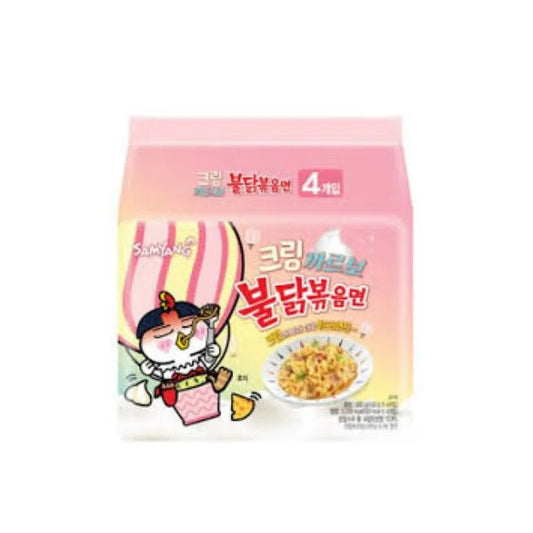 SAMYANG HOT CHICKEN FLAVOR RAMEN MULTI 130G -CREAM CARBO 5PCS/8/CS
