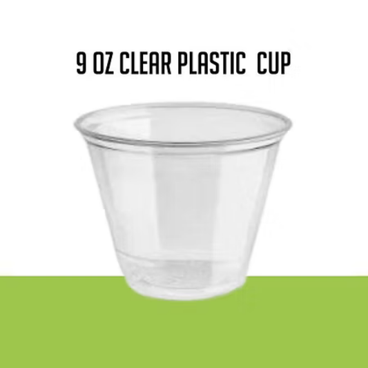 9OZ CLEAR CUP 1000PCS/CS