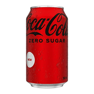 COCA COLA ZERO CANS 355ML 24/CS