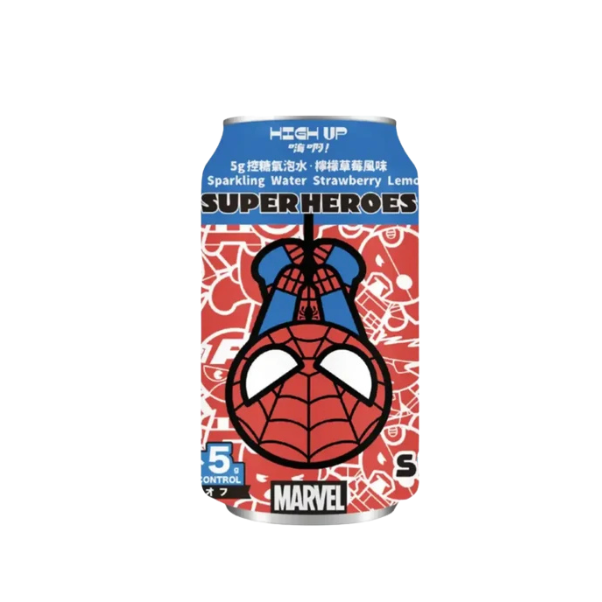 HIGH UP  SPARKLING WATER MARVEL  (STRAWBERRY LEMONADE) 330ML  24/CS