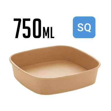 750ML SQUARE CRAFT BOWL 300PCS/CS