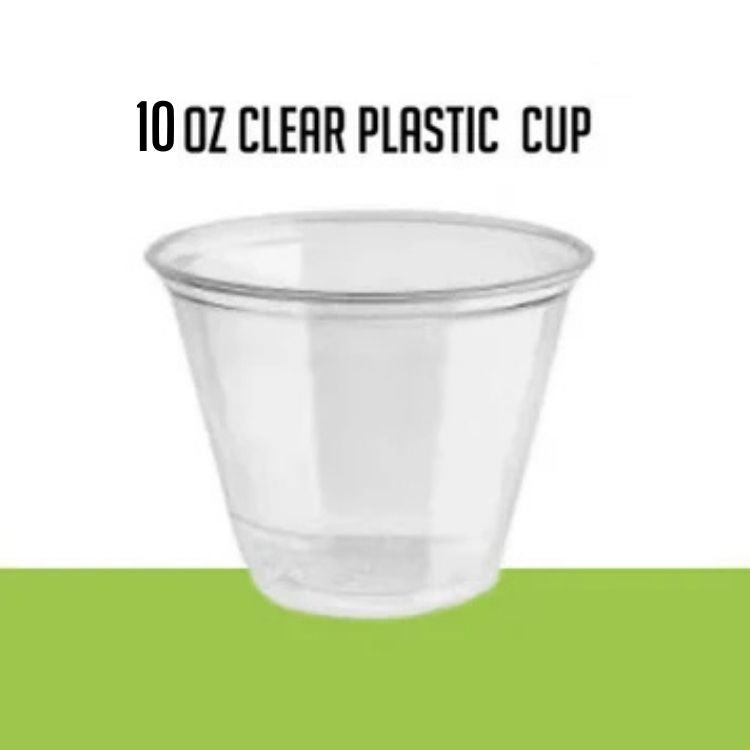 10OZ CLEAR CUP 500PCS/CS