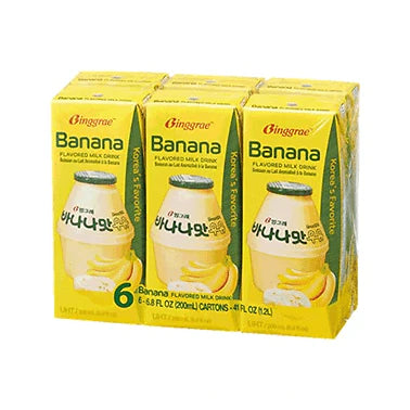BINGGRAE BANANA FLAVORED MILK 200ML/24/CS