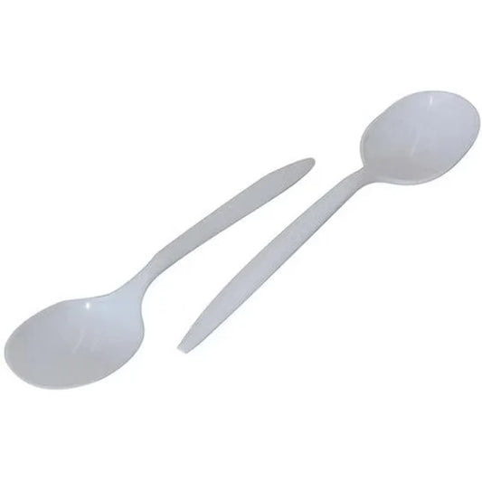 PP SOUP SPOONS WHITE 1000PCS/CS