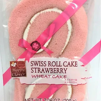 SWEETS SWISS ROLL STRAWBERRY 4P 10PK/CS