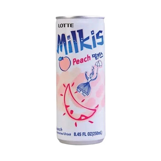 LOTTE MILKIS  PEACH FLAVORED 250ML/30/CS