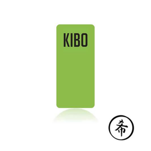STICKER - KIBO RECTANGULAR SEALING  (1"x2")  1000PCS/EA