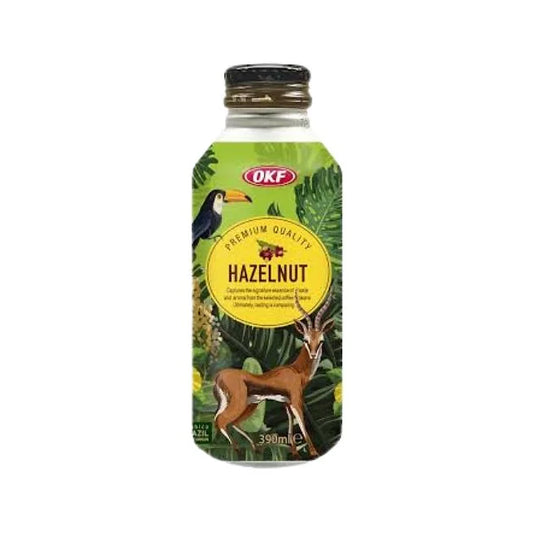 OKF PREMIUM COFFEE HAZELNUT 390ML 20/CS