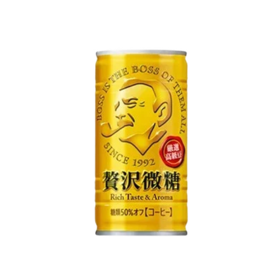 FBZRX- SUNTORY BOSS LUXURY COFFEE LESS SUGAR 180G 30/CS