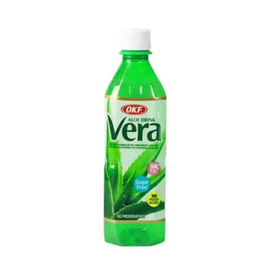 OKF ALOE VERA STANDARD DRINK ORIGINAL SUGAR FREE 500ML 20/CS