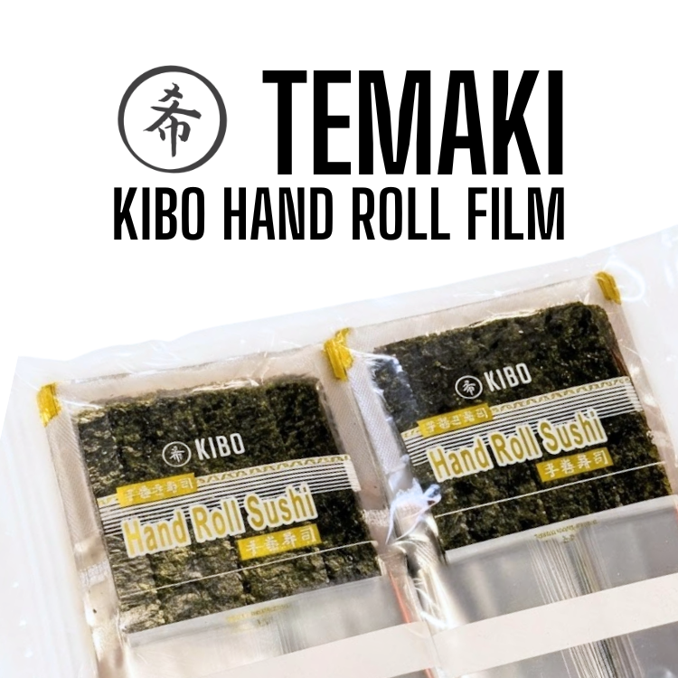 KIBO TEMAKI SUSHI NORI (HAND ROLL FILM) 100PCS /EA