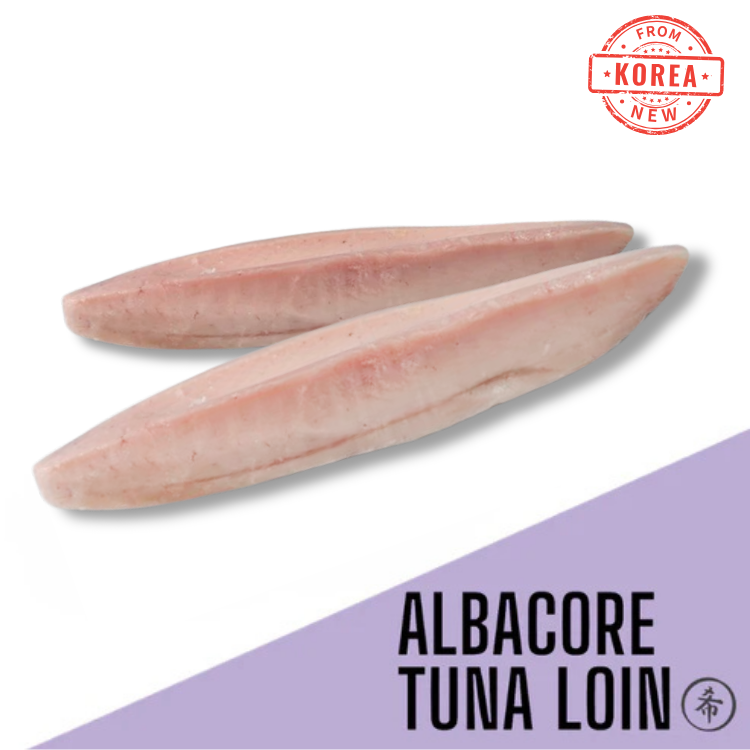 FROZEN ALBACORE TUNA LOIN 22LBS