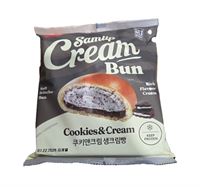 SAMLIP COOKIE CREAM BUN 18PCS/CS