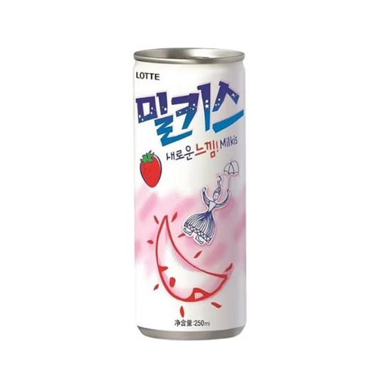 LOTTE MILKIS STRAWBERRY FLAVORED 250ML/30/CS