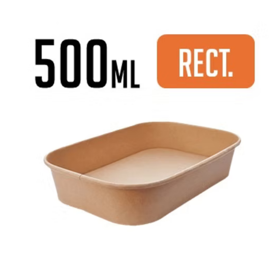 500ML RECTANGULAR CRAFT BOWL 300PCS/CS