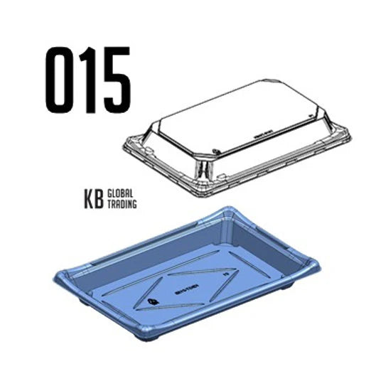 015-SUSHI TRAY BASE+LID 400SETS/CS