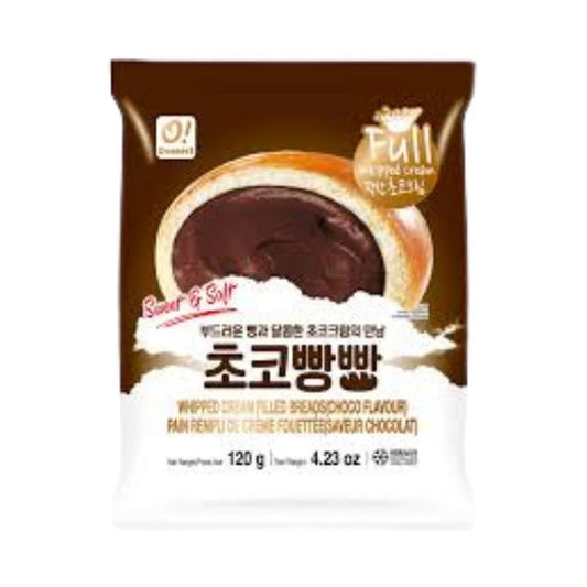 O!DESSERT CHOCO FLAVOURED CREAM PANG PANG BREAD 24/CS