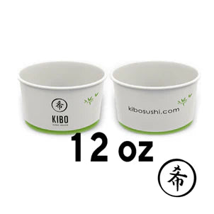 KIBO 12OZ PAPER BOWL 500PCS/CS