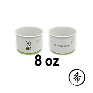 KIBO 8OZ PAPER BOWL 500PCS/CS