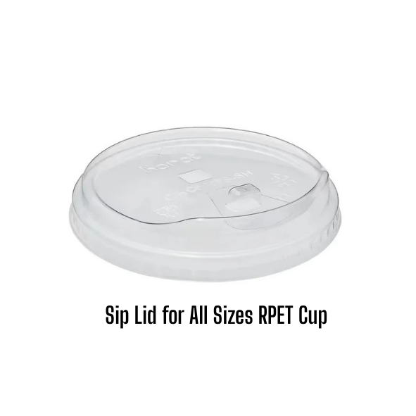 [CAFE ONLY]  SIP LID FOR ALL RPET CUP 1000PCS/CS