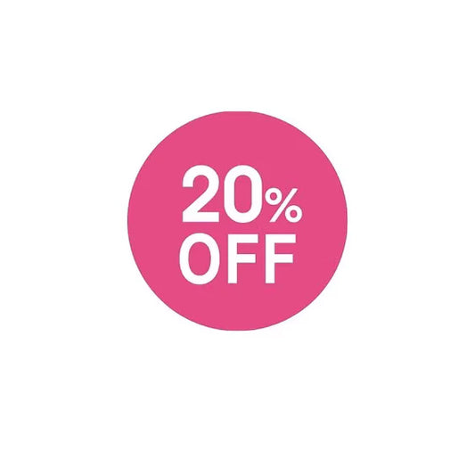 STICKER -20% OFF (4.5CM) 500PCS/EA
