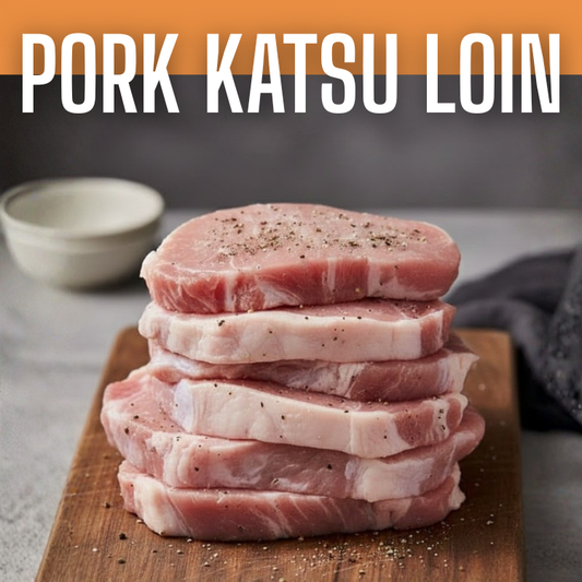PORK LOIN FOR KATSU, UNCOOKED PREP  2KG/EA